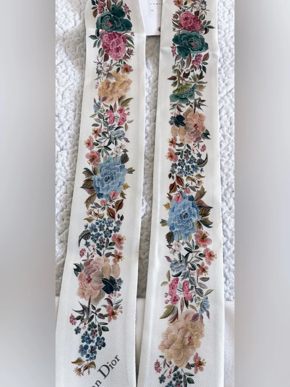 Dior Jardin D’hiver Mitzah Silk Scarf